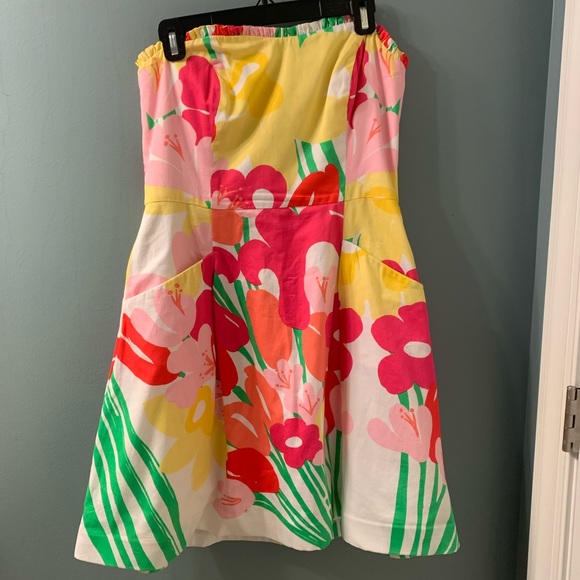 Lily Pulitzer strapless dress - Picture 1 of 4